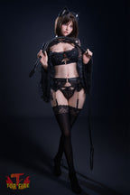 Harper - Lace-Trimmed Goddess (5'2" Premium Platinum Silicone)