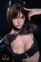 Harper - Lace-Trimmed Goddess (5'2" Premium Platinum Silicone)