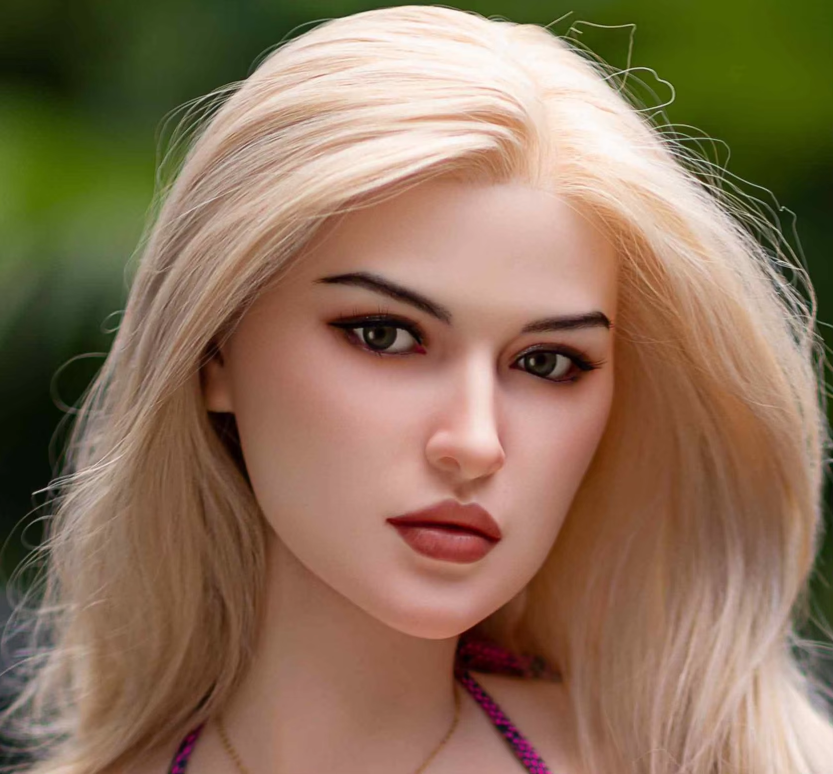 AI Robot Wife Love Doll Silicone Head Movable Jaw Hair-Implanted Realistic Real Touch Waterproof Seamless Soft Skin Sex Doll