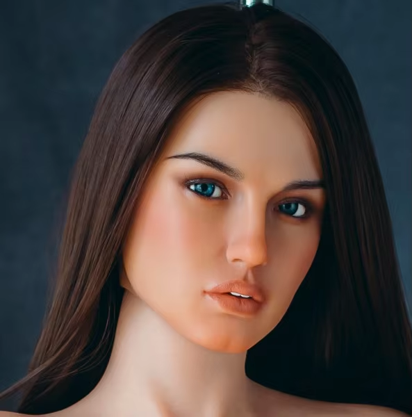 AI Robot Wife Love Doll Silicone Head Movable Jaw Hair-Implanted Realistic Real Touch Waterproof Seamless Soft Skin Sex Doll