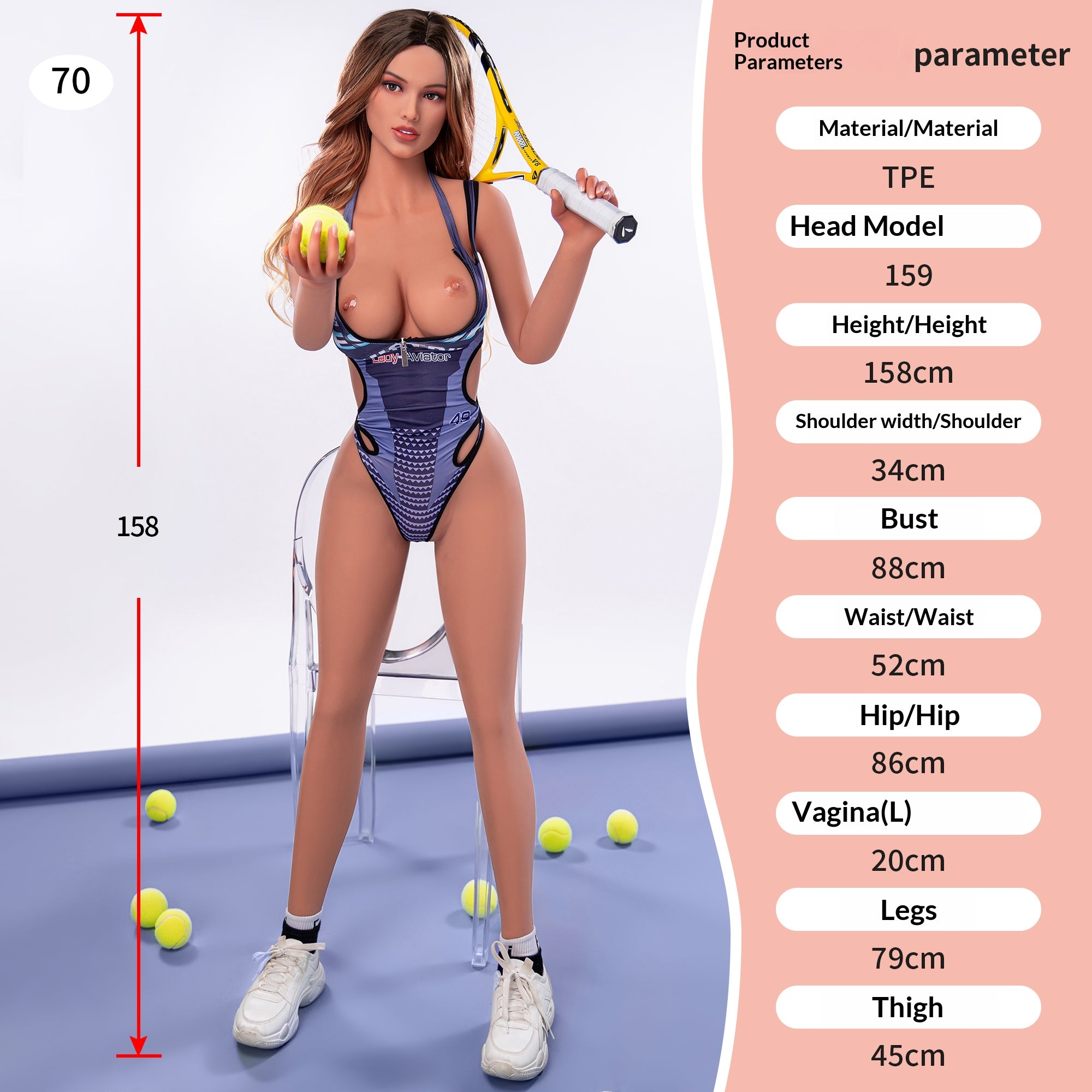 Raven TPE Lifelike Sex Doll