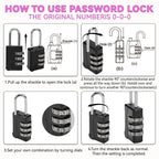 Discreet Lockable Adult Toy Storage Box with Combination Lock Foldable Waterproof Case