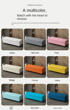 Multifunctional Privacy Storage Sofa Stool with Lock and Wheels Discreet Doll Storage Cabinet