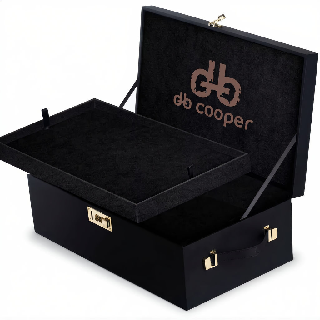 Premium Discreet Lockable Storage Box with Combination Lock - IPX7 Waterproof PU Leather