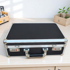 Premium Aluminum Briefcase with 3-Digit Combination Lock Discreet Privacy Storage Case