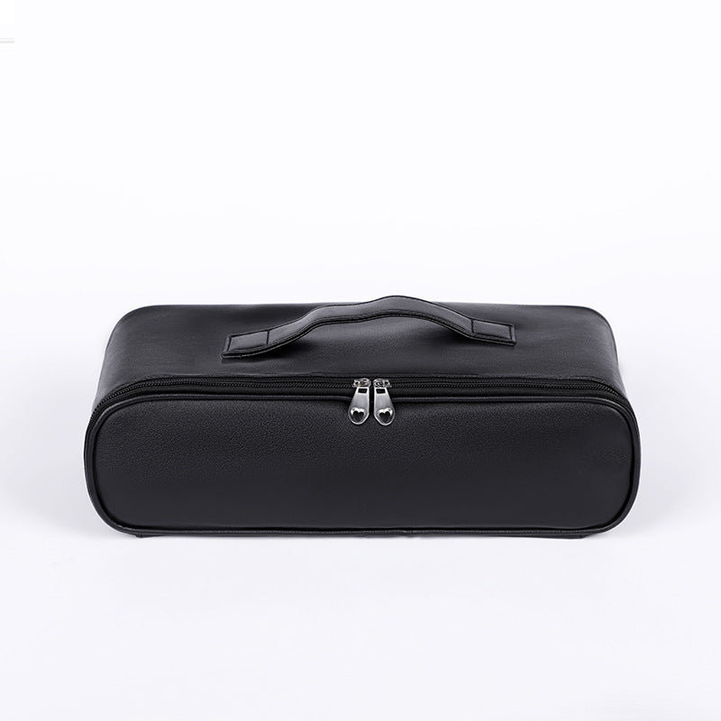 Premium PU Leather Waterproof Storage Bag for Adult Toys and BDSM Gear Discreet Carrying Case