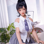 Angel  Silicone Head+TPE Body Lifelike Sex Doll