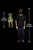 70cm Goblin Style Full Silicone Adult Doll Si70cm AT Green Skin