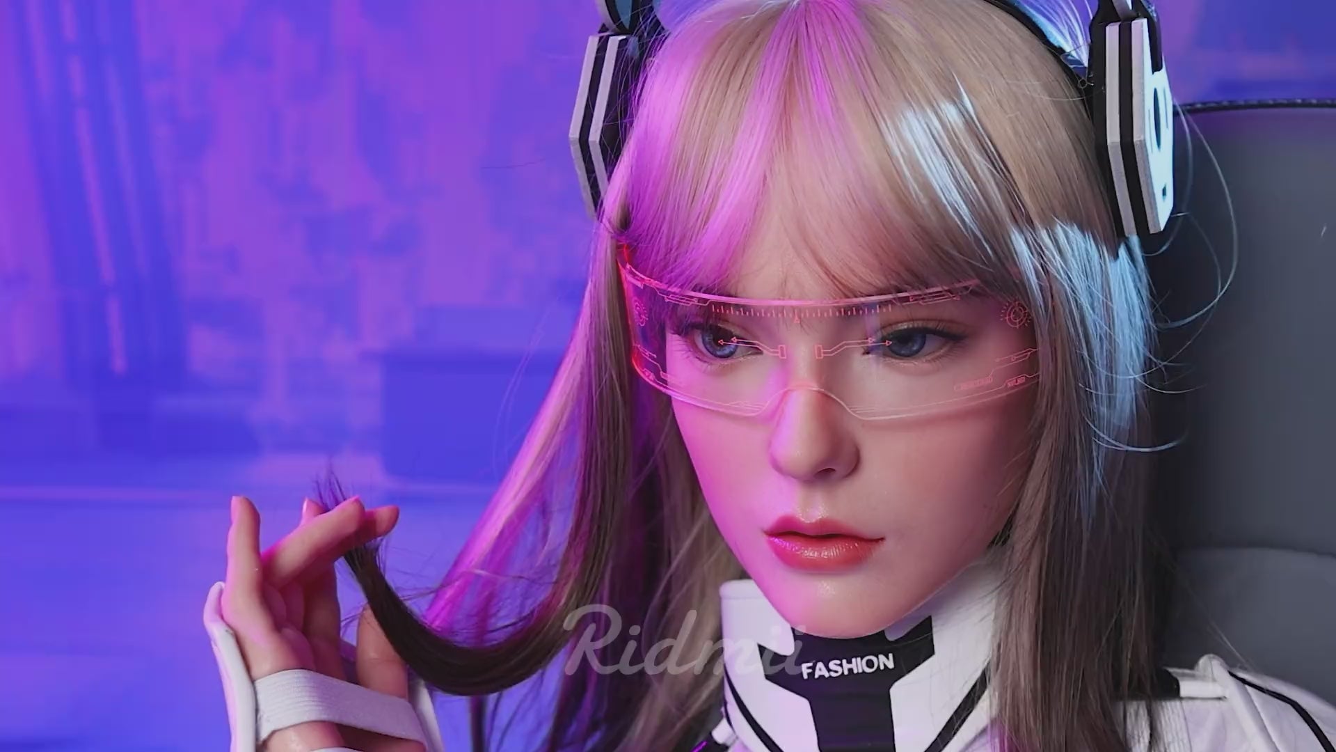 Tenear - Pink Cyber Cosmic (5'4" Premium Platinum Silicone) (app)